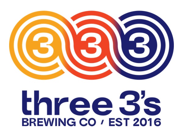 Three 3's Brewing Company Logo